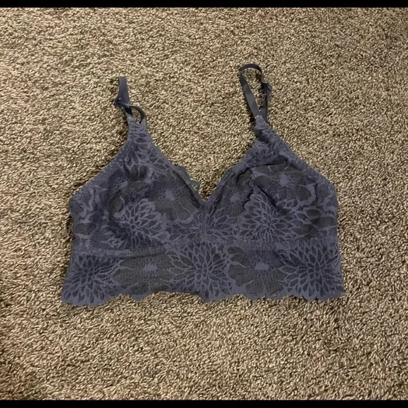 PINK Bralette Gray - Picture 1 of 3